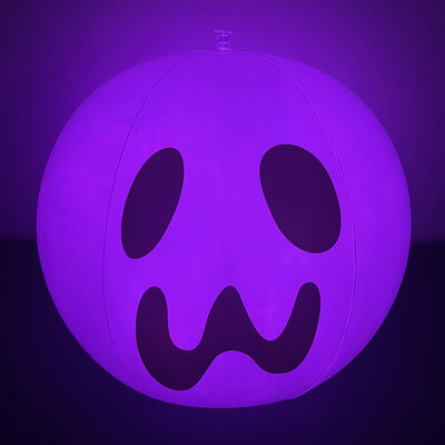 Inflatable And Luminous Halloween Ball Pumpkin Eyes Ghosts And Little Devils