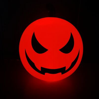 Inflatable And Luminous Halloween Ball Pumpkin Eyes Ghosts And Little Devils