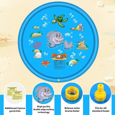 100-170cm Children'S Water Spray Play Mat Outdoor Lawn And Beach Water Spray Play Mat