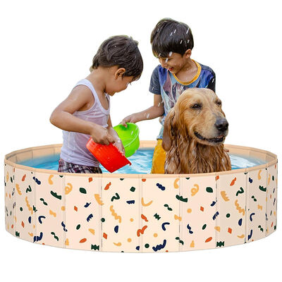 Foldable Dog Swimming Pool Small Dog Pet Indoor And Outdoor Cool Bath Tub
