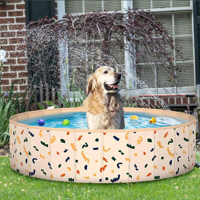 Foldable Dog Swimming Pool Small Dog Pet Indoor And Outdoor Cool Bath Tub
