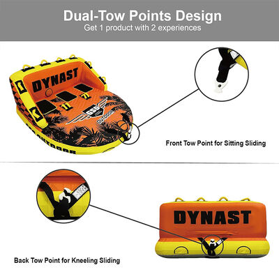 Max Load Capacity of 500 Lbs Inflatable Float Boat Durability with UV and Puncture Resistance