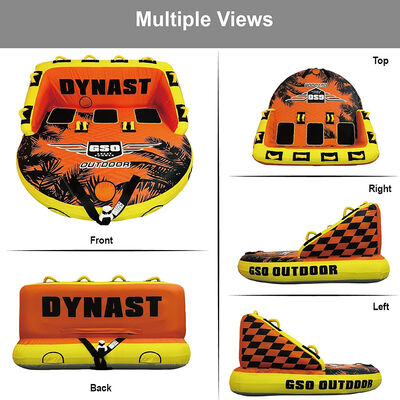 Max Load Capacity of 500 Lbs Inflatable Float Boat Durability with UV and Puncture Resistance