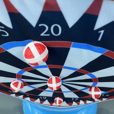 Inflatable Unicorn Throwing Game Target Sticky Darts Outdoor Garden Swimming Pool Children'S Funny Toys