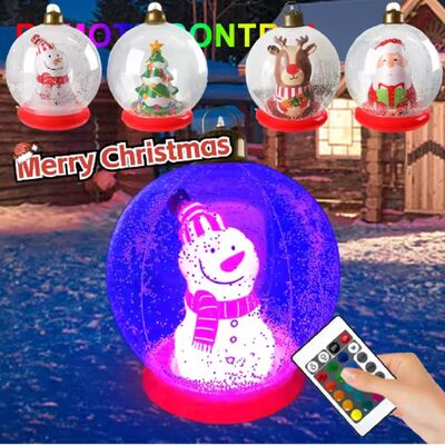 Easy To Store Deflates For Compact Storage Inflatable Christmas Ball Lightweight For Events