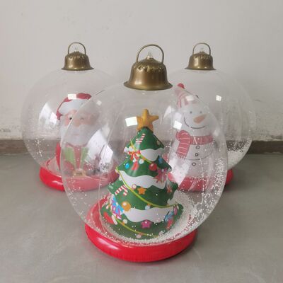 Easy To Store Deflates For Compact Storage Inflatable Christmas Ball Lightweight For Events