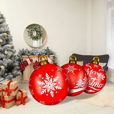 Christmas Air-Filled Globe Inflatable Ball for Festive Home Decoration