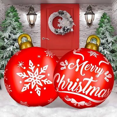 Christmas Air-Filled Globe Inflatable Ball for Festive Home Decoration