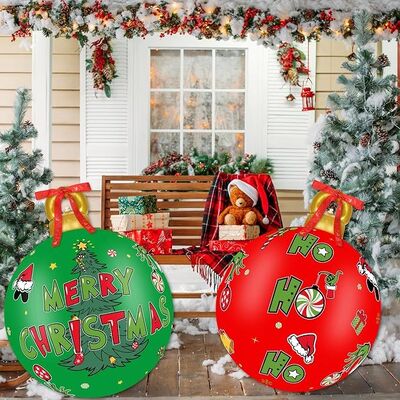 Christmas Air-Filled Globe Inflatable Ball for Festive Home Decoration