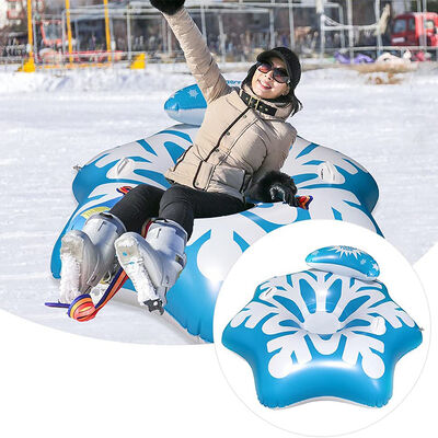 Compact And Easy To Store Inflated Ski Donut Suitable for All Snow Conditions