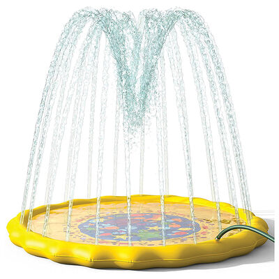 Blue Aquatic Spray Pad Round 40-68 Inches in Diameter
