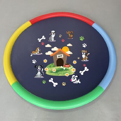 Summer Outdoor Children'S Pet Water Spray Toys PVC Color Printed Pet Thickened Anti Slip Water Spray Pad 69-Inch