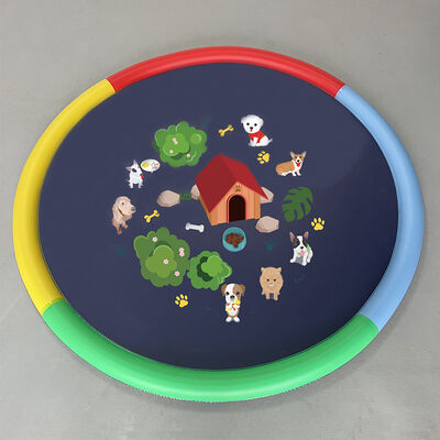 Summer Outdoor Children'S Pet Water Spray Toys PVC Color Printed Pet Thickened Anti Slip Water Spray Pad 69-Inch