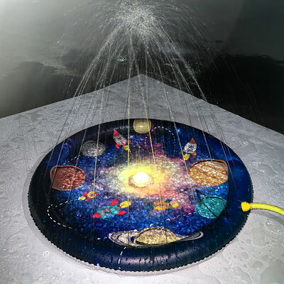 Summer Outdoor Children'S Luminous Water Spray Toy PVC Colored Printed Spray Pad  59-Inch