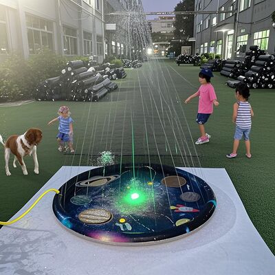 Summer Outdoor Children'S Luminous Water Spray Toy PVC Colored Printed Spray Pad  59-Inch