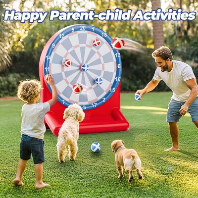 PVC inflatable throwing toys, swimming pool party throwing games, sticky fun props, children's exercise throwing toys