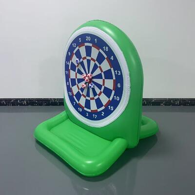 Red and green best-selling PVC inflatable water target for children's throwing toys, outdoor party sticky fun game props