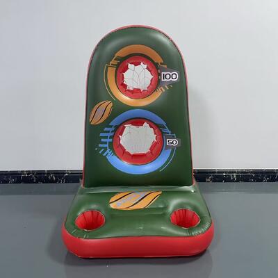 Inflatable Children'S Throwing Toys PVC Inflatable Rugby Throwing Base Pitching And Scoring Props