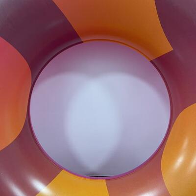 Large 120CM inflatable swimming ring, PVC inflatable leisure swimming pool float ring, party water lounge chair