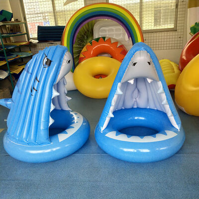 Inflatable Children'S Swimming Rings For 3-8 Years Old Outdoor Pool Sun Protection Sheds