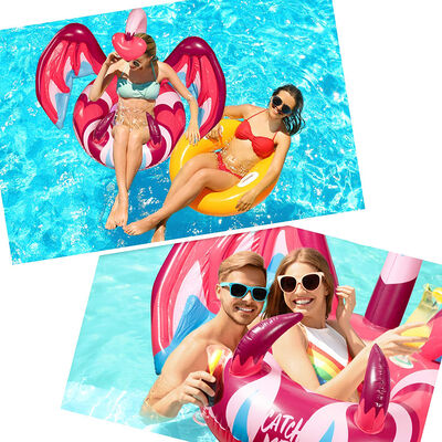 Inflatable Swimming Rings PVC Inflatable Love Bird Swimming Rings Outdoor Party Swimming Pools