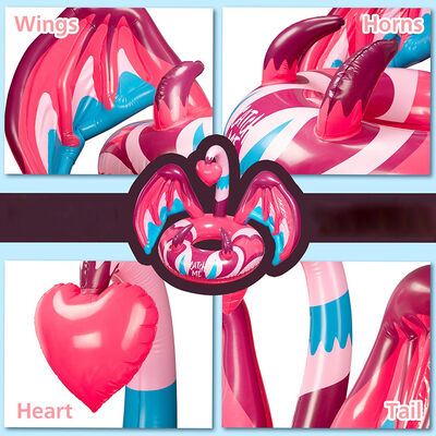 Inflatable Swimming Rings PVC Inflatable Love Bird Swimming Rings Outdoor Party Swimming Pools