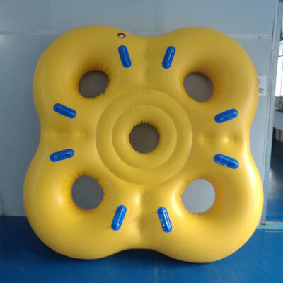 Water Park 4-Person Thickened Swimming Rings Multi-Person Rafting Party Water Surface Multiplayer Game Props