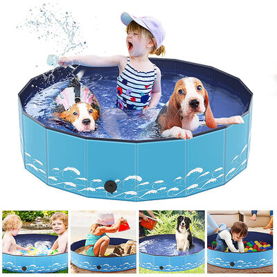 Lightweight And Easy To Carry Portable Pet Swimming Pool Durable PVC And Oxford Fabric Designed For Easy Setup And Storage