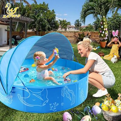 Lightweight And Easy To Carry Foldaway Fido Watering Hole Multipurpose Pet Water Bowl And Dual Ball Pit Or Sandbox Feature