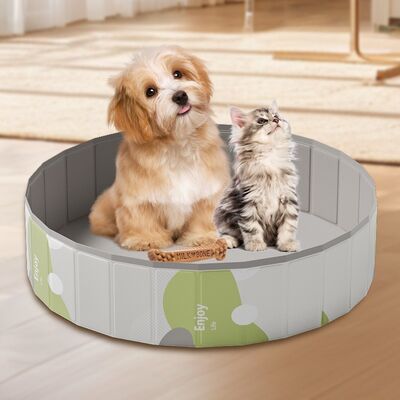 Lightweight And Easy To Carry Folding Canine Splash Pad Featuring Approximately 100-600 Liters Capacity