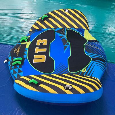 Blue Towing Inflatable Boat Tube Diameter 35 Cm to 50 Cm Using PVC or Hypalon Materials