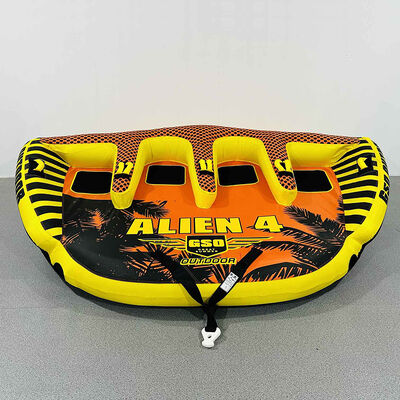 Red Speedboat inflatable towing built to support maximum load from 300 Kg to 800 Kg ensuring and safe towing performance