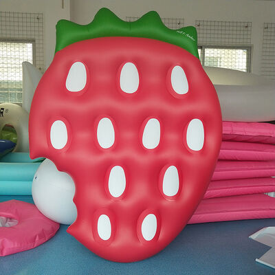 PVC Inflatable Strawberry Float Island Bring You More Enjoyment