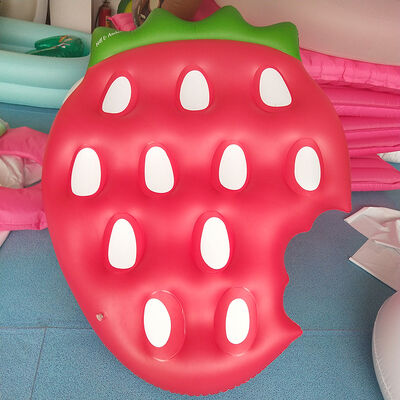 PVC Inflatable Strawberry Float Island Bring You More Enjoyment