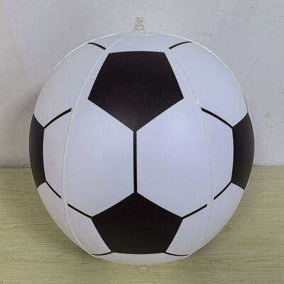 Multi Color LED Light PVC Inflatable Football And Inflatable Luminous Ball