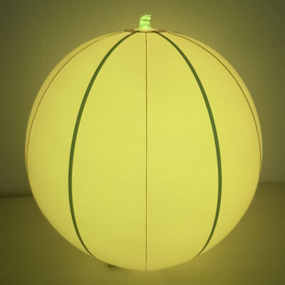 PVC inflatable luminous balloons, indoor and outdoor luminous baseball, basketball and rugby decoration scene props