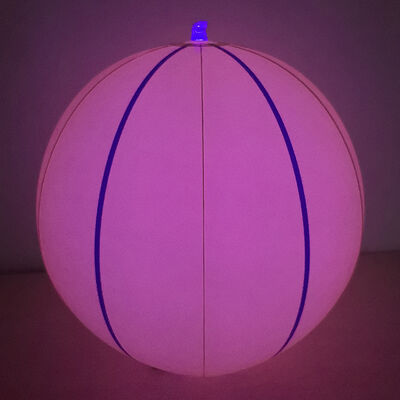 PVC inflatable luminous balloons, indoor and outdoor luminous baseball, basketball and rugby decoration scene props
