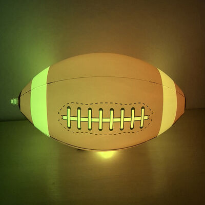 PVC inflatable luminous balloons, indoor and outdoor luminous baseball, basketball and rugby decoration scene props