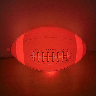 PVC inflatable luminous balloons, indoor and outdoor luminous baseball, basketball and rugby decoration scene props