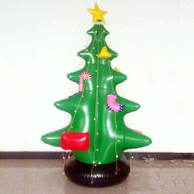 PVC customizable colorful inflatable Christmas tree decorations, including printed logo screen-printed designs for festivals and events
