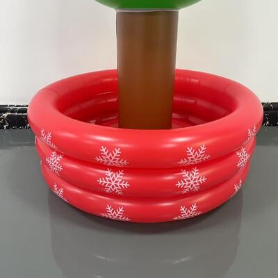 PVC inflatable Christmas tree ice bucket, Christmas party wine ice bucket, giving you a unique Christmas experience