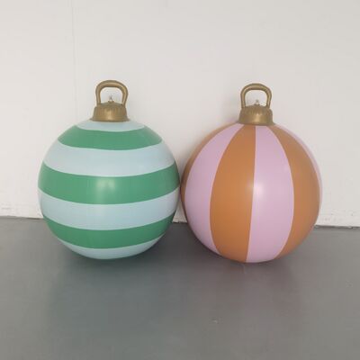 Red Inflatable Ornament Balls 0.11 to 6.6 Lbs Manual Pump or Electric Blower