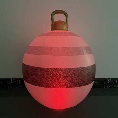 Durable PVC Inflatable Decorative Balls Inflatable Luminous Christmas Balls, Non-Toxic And Child-Safe Materials