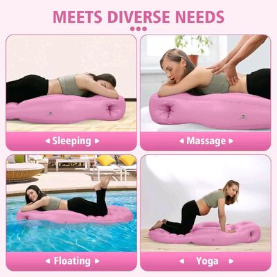 Inflatable Pregnancy Pillow Yoga Mat For Pregnant Women Inflatable Mat Mattress Pregnancy Maternity Body Bed Pillow Sleeping Mat