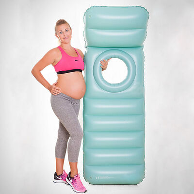 Inflatable Maternity Yoga mat Pregnancy Mattress with a Hole to Lie on Your Stomach Soft Comfortable Yoga Mats Protective