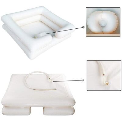 Pvc Inflatable Care 4-Piece Set Shampoo Basin Double Layer Bedridden Elderly Shampoo Pool