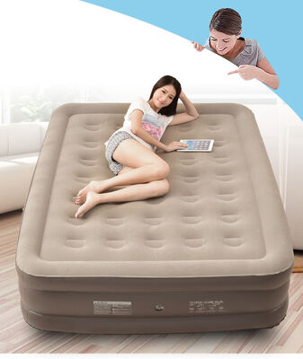 Outdoor inflatable bed one-piece backrest 40 cm camping electric mattress automatic large inflatable tent pad