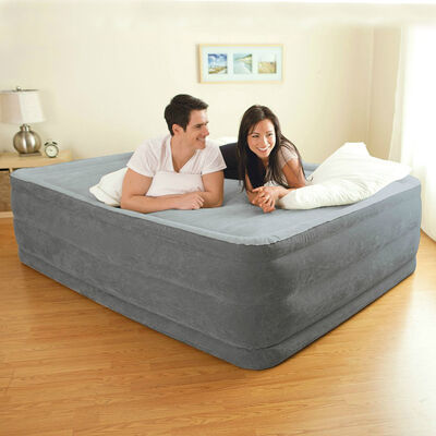 Outdoor inflatable bed one-piece backrest 40 cm camping electric mattress automatic large inflatable tent pad