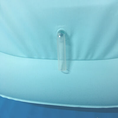 nflatable Adult Bathtub with Wireless Electric Air Pump for Hot Water Bath Ice Bath Blue / Orange