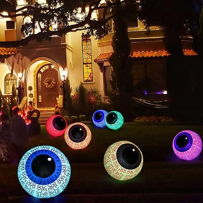 Inflatable And Luminous Halloween Ball Pumpkin Eyes Ghosts And Little Devils